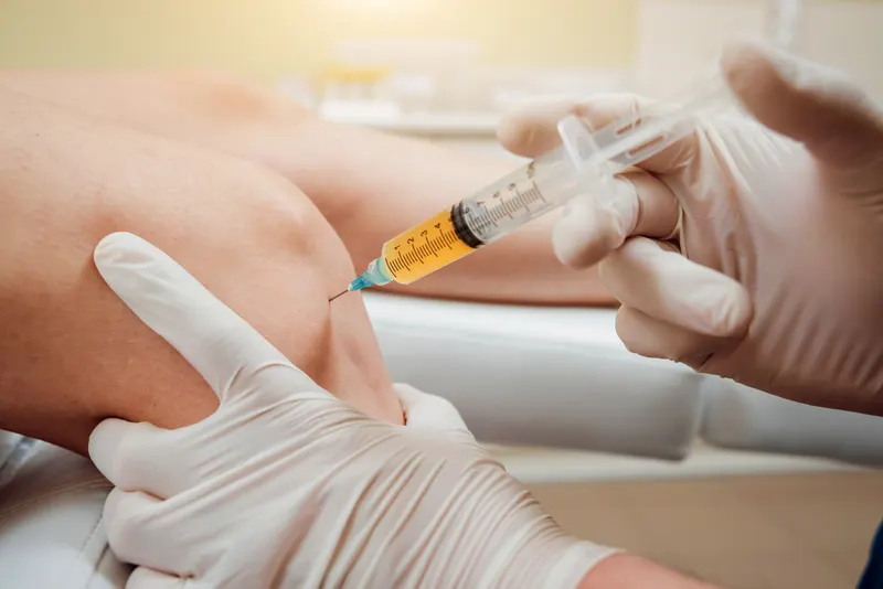 PRP injection to the knee